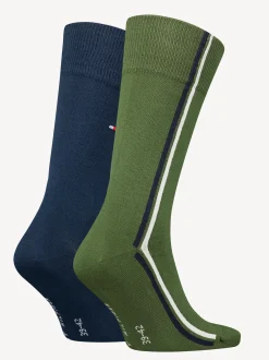 Skarpetki*Tommy Hilfiger Zestaw 2 Par Skarpetek ARMY GREEN
