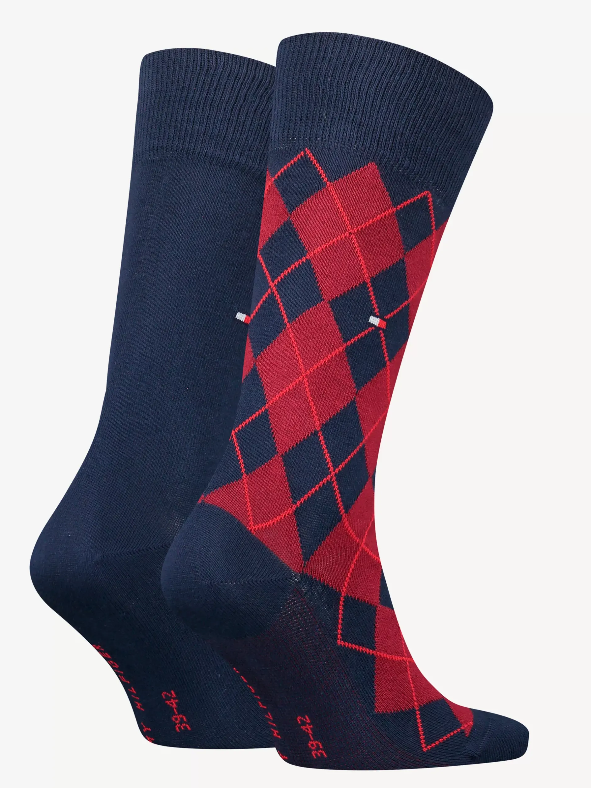 Skarpetki*Tommy Hilfiger Zestaw 2 Par Skarpetek NAVY / RED