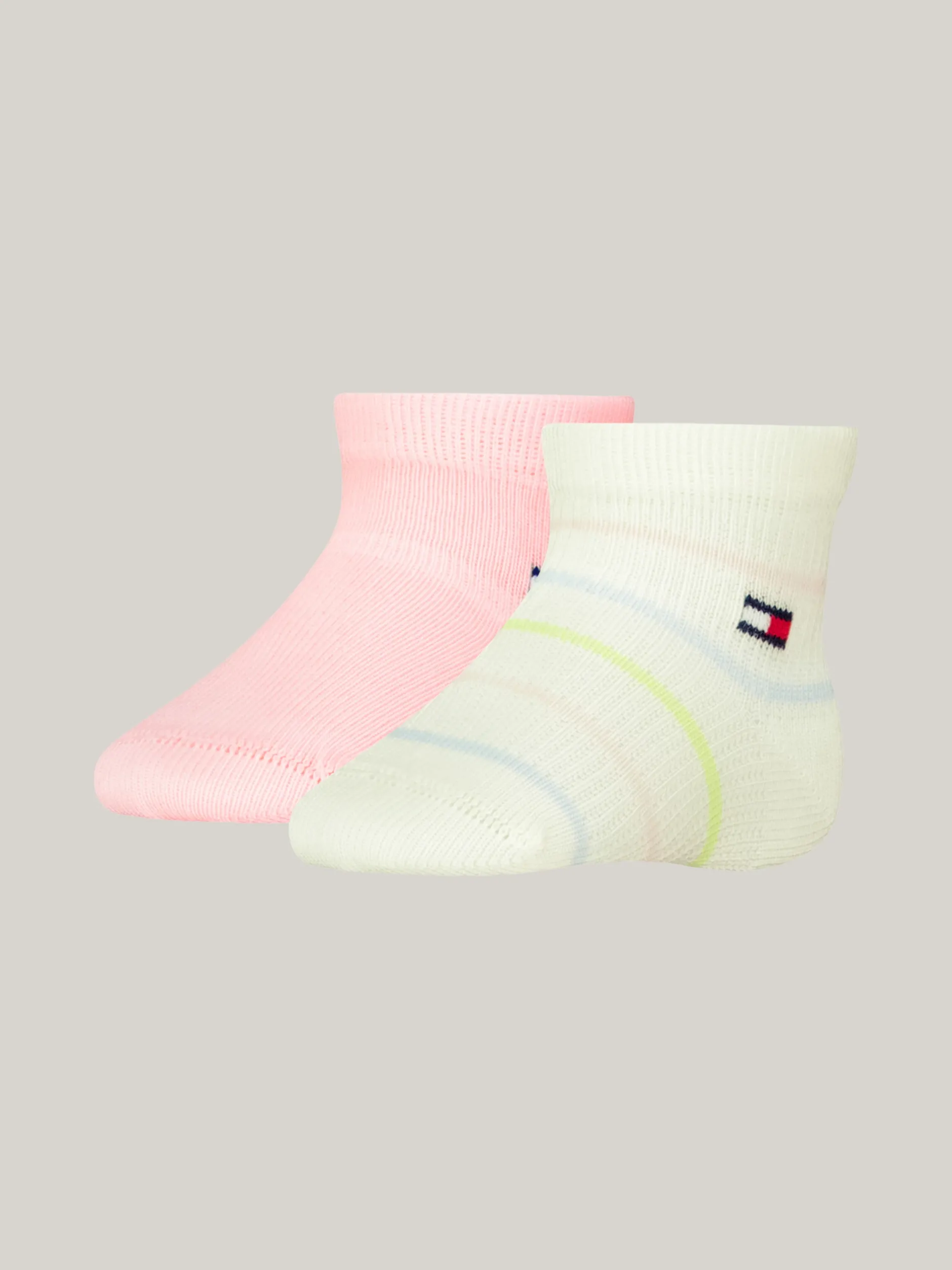 Bielizna & Skarpetki|Underwear & Socks*Tommy Hilfiger Zestaw 2 Par Skarpetek W Paski PINK COMBO