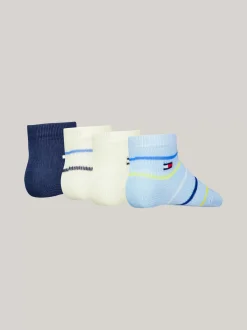 Bielizna & Skarpetki|Underwear & Socks*Tommy Hilfiger Zestaw 4 Par Skarpetek We Wzór W Paski BLUE COMBO