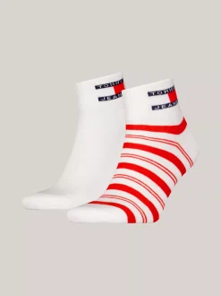 Skarpetki|Skarpetki & Rajstopy*Tommy Hilfiger Zestaw 2 Par Skarpetek Z Logo RED / WHITE