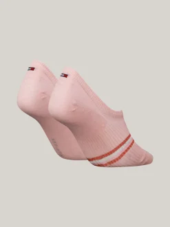 Skarpetki & Rajstopy*Tommy Hilfiger Zestaw 2 Par Skarpetek-stópek W Paski PINK