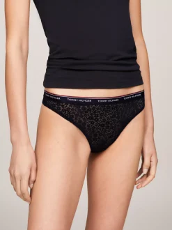 Figi|Bielizna*Tommy Hilfiger Zestaw 3 Par Thongów Premium Essential DESERT SKY/WHITE/PRIMARY RED