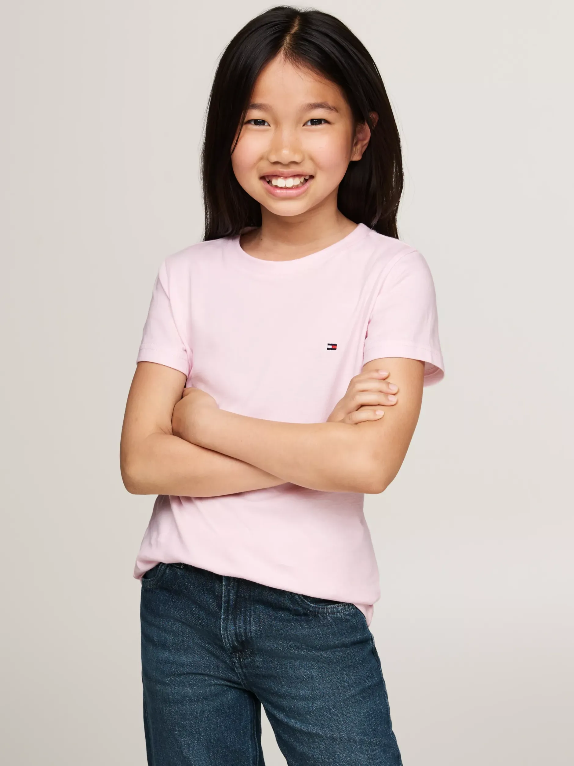 Bielizna & Skarpetki*Tommy Hilfiger Zestaw 2 T-shirtów Essential WHITE/ LIGHT PINK