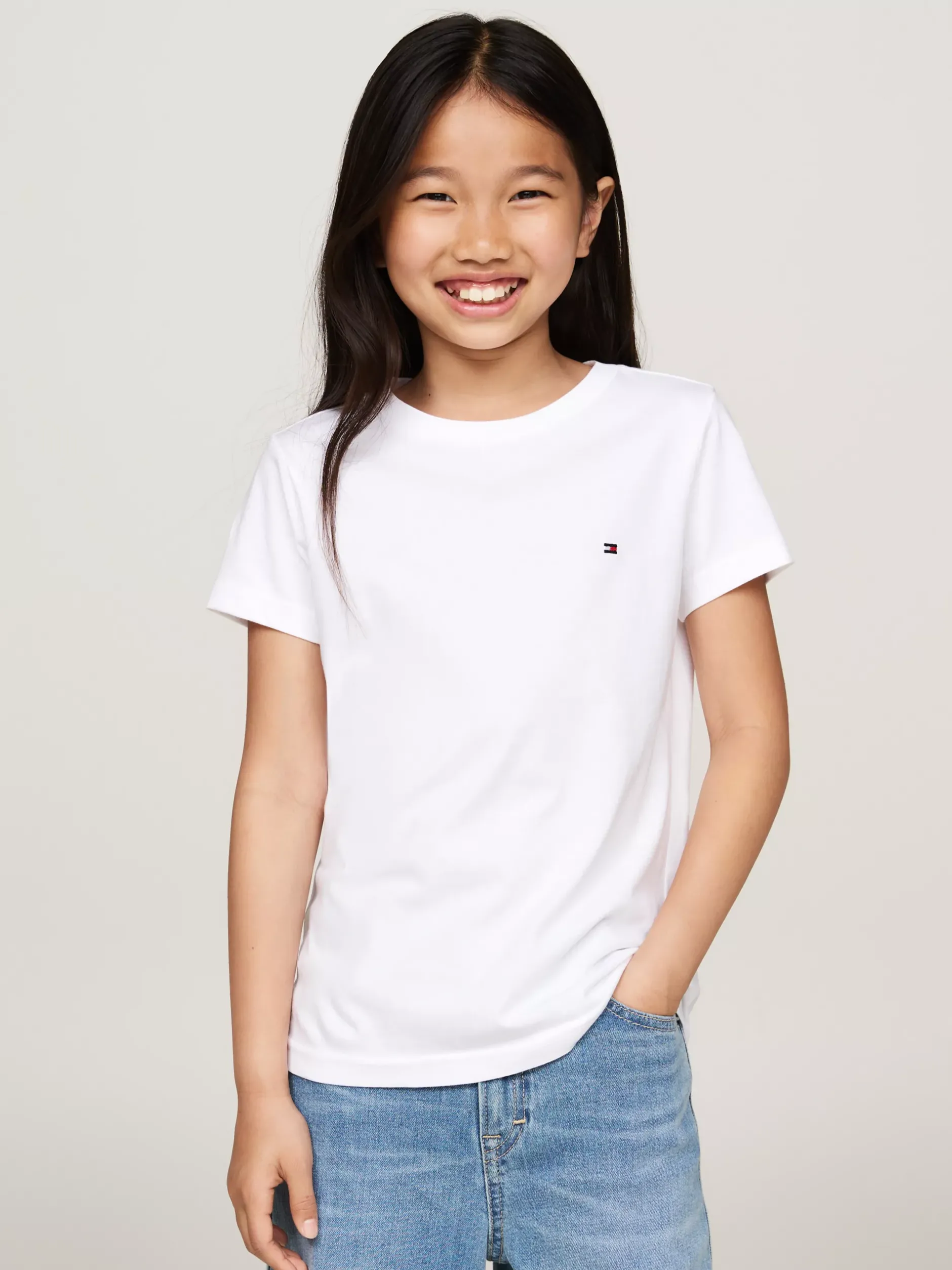 Bielizna & Skarpetki*Tommy Hilfiger Zestaw 2 T-shirtów Essential WHITE/ DESERT SKY