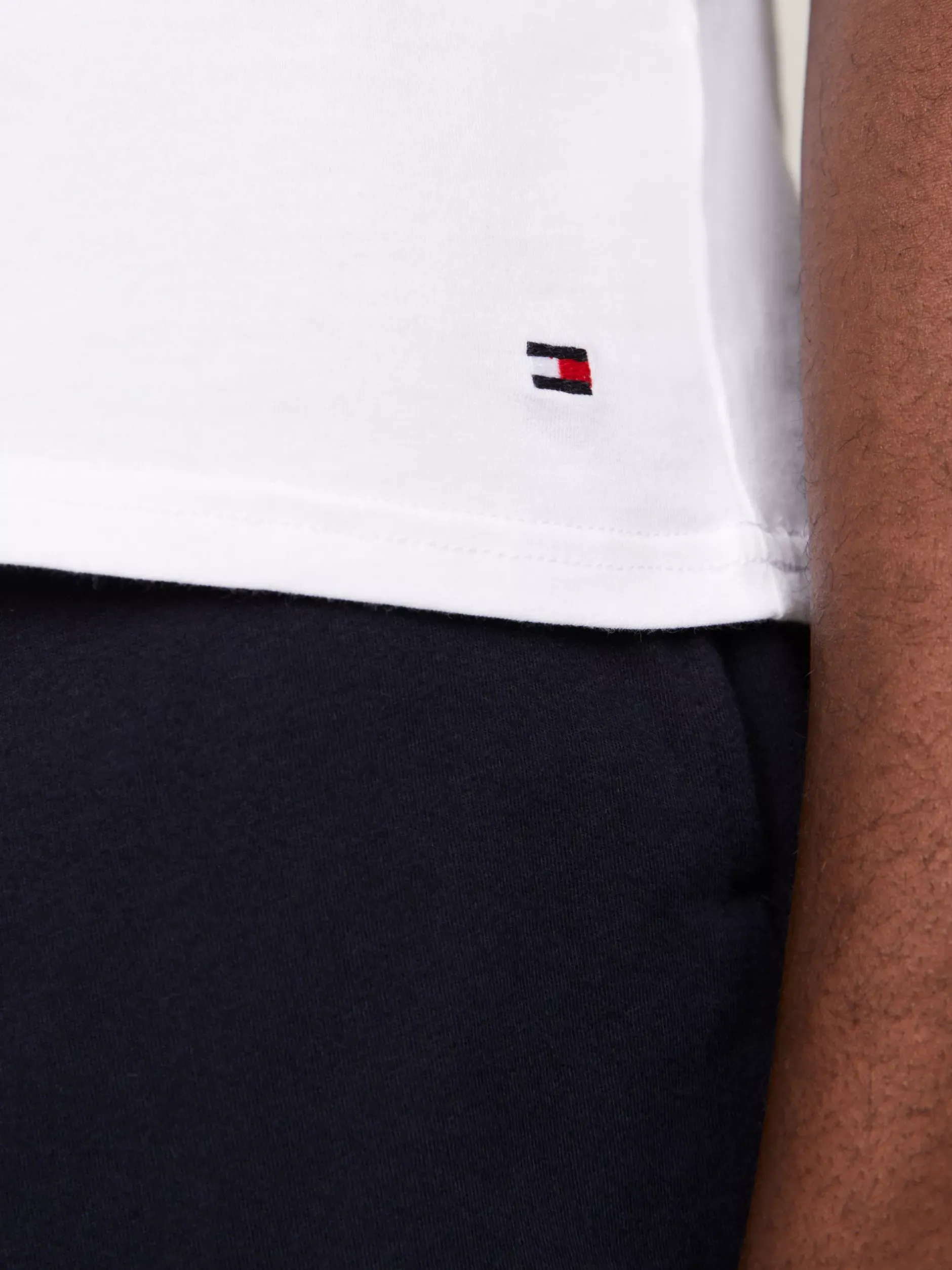 Stroje Domowe|Multipacks*Tommy Hilfiger Zestaw 3 T-shirtów Premium Essential WHITE/WHITE/WHITE
