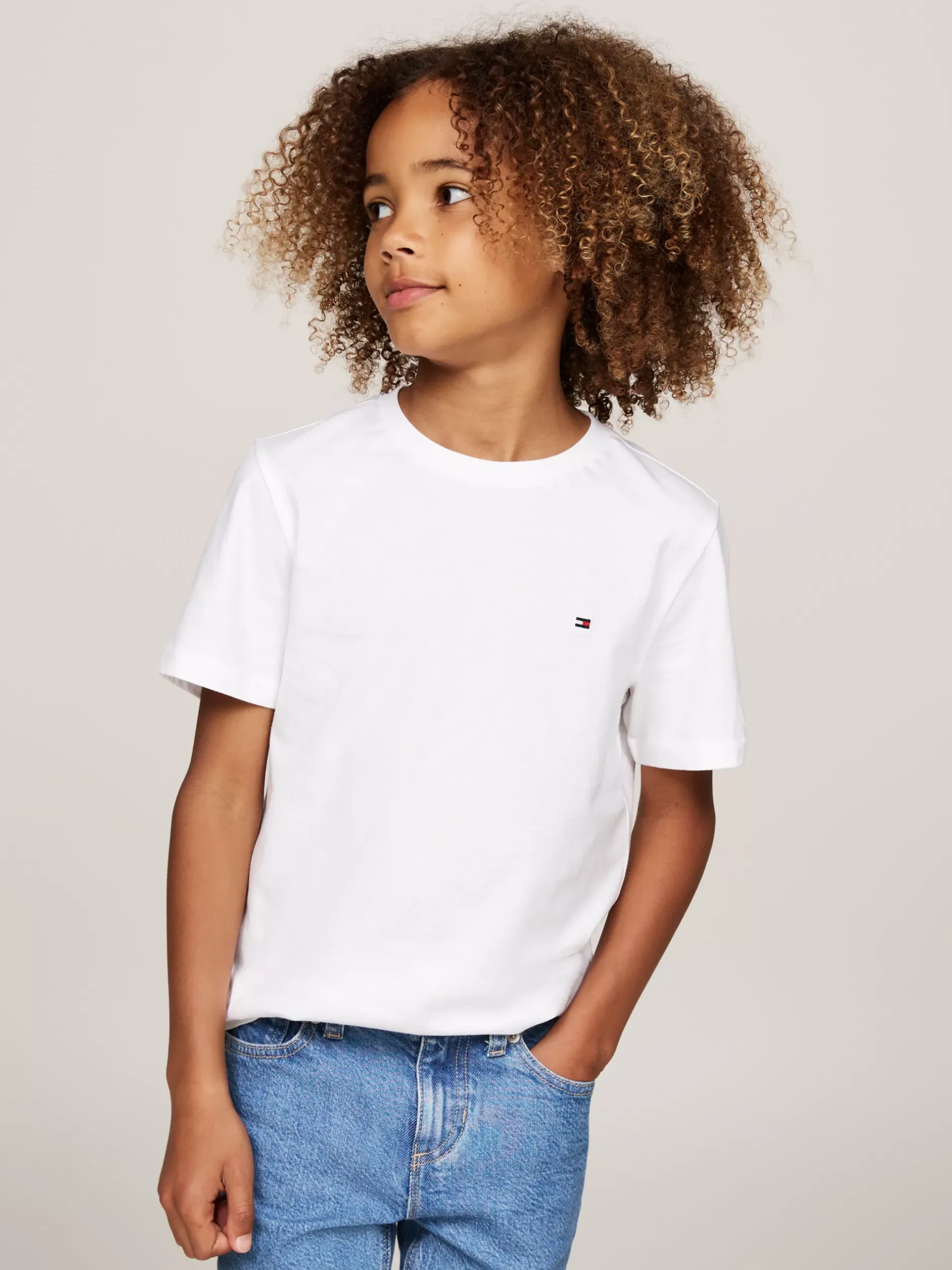 Bielizna & Skarpetki|Underwear & Socks*Tommy Hilfiger Zestaw 2 T-shirtów TH Original DESERT SKY BRETON / WHITE