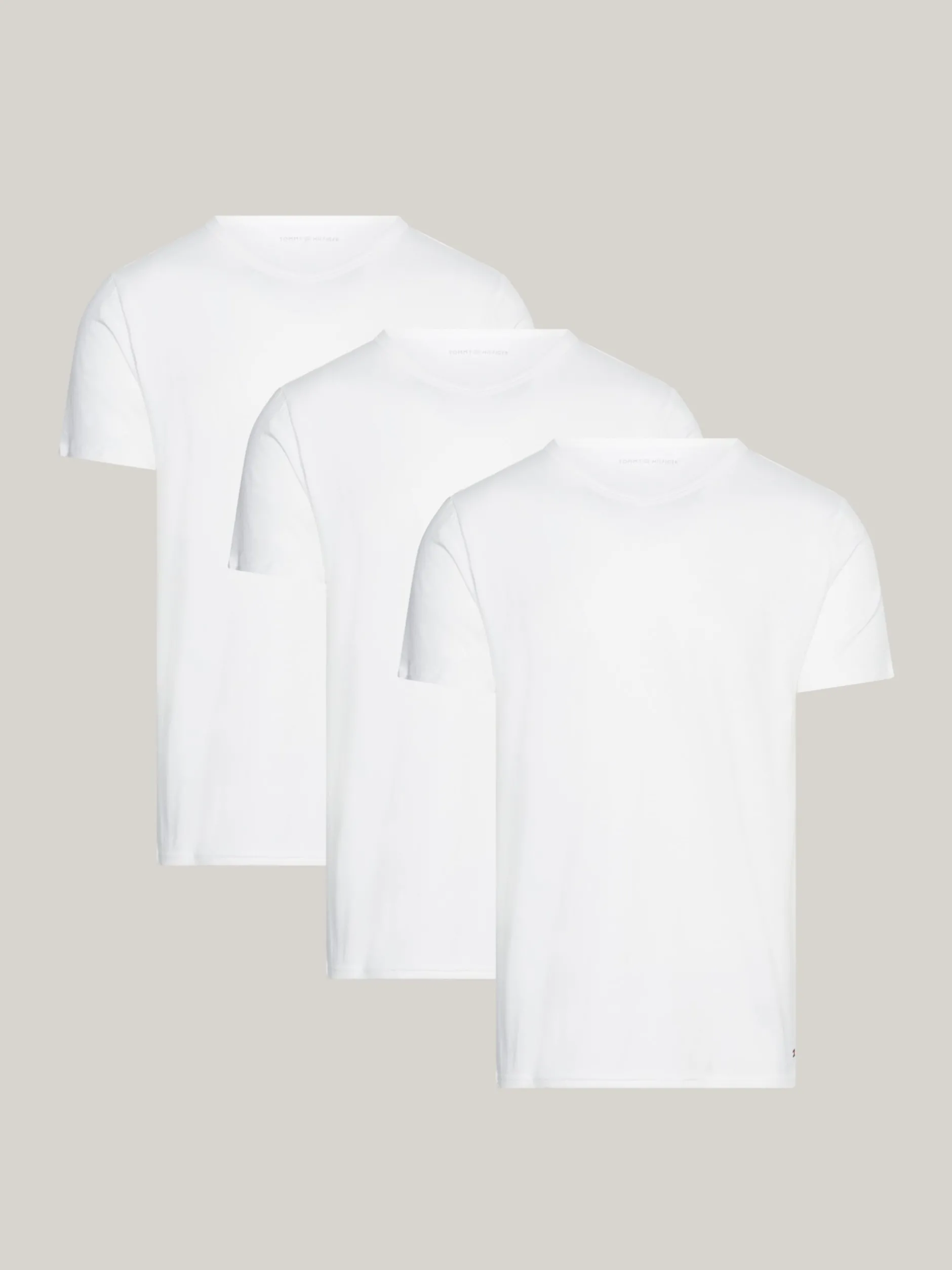 Stroje Domowe|Multipacks*Tommy Hilfiger Zestaw 3 T-shirtów Z Dekoltem W Kształcie Litery V WHITE/WHITE/WHITE