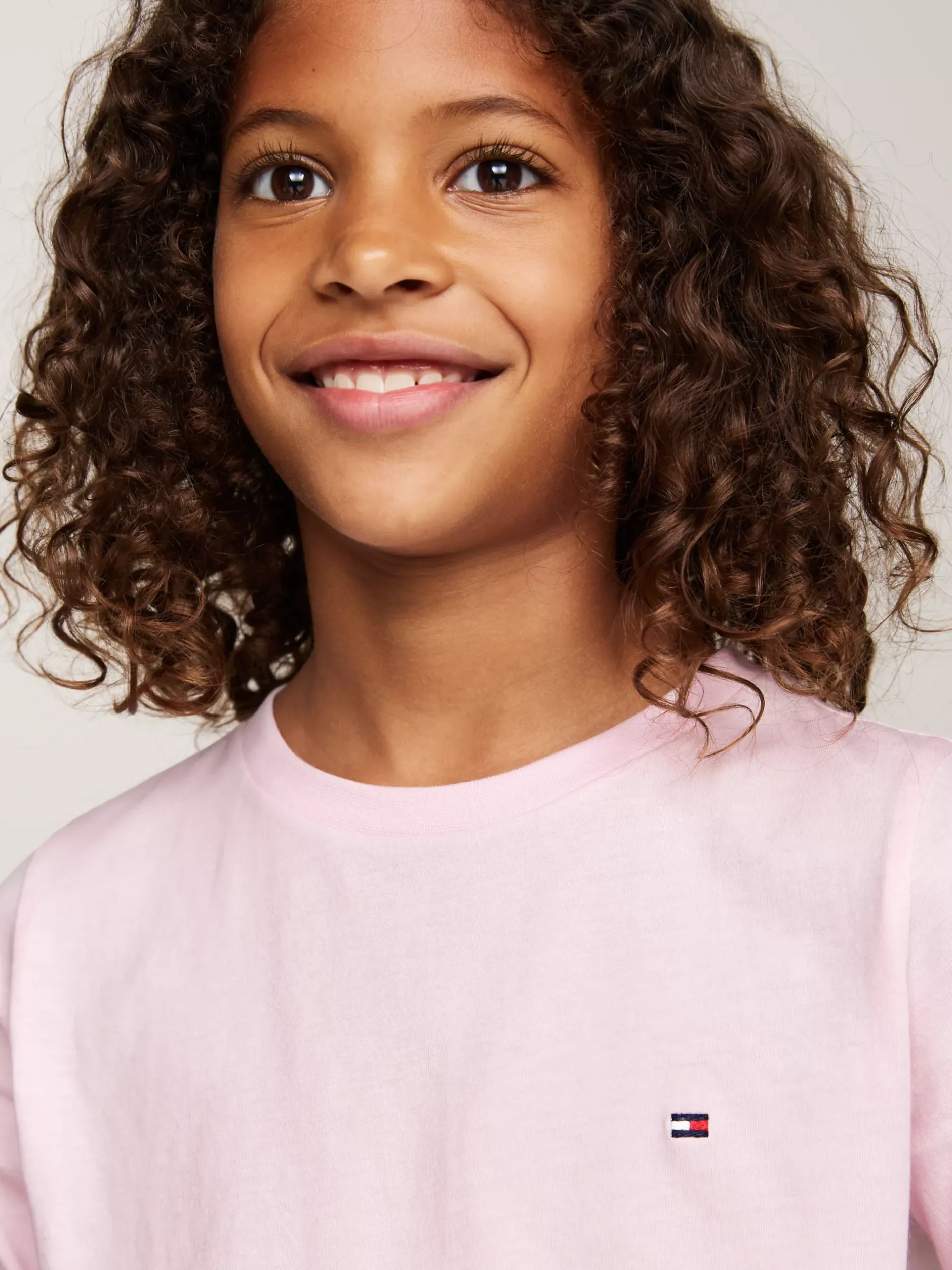 Bielizna & Skarpetki*Tommy Hilfiger Zestaw 2 T-shirtów Z Długim Rękawem LIGHT PINK/WHITE