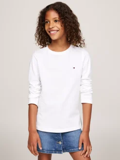 Bielizna & Skarpetki*Tommy Hilfiger Zestaw 2 T-shirtów Z Długim Rękawem LIGHT PINK/WHITE