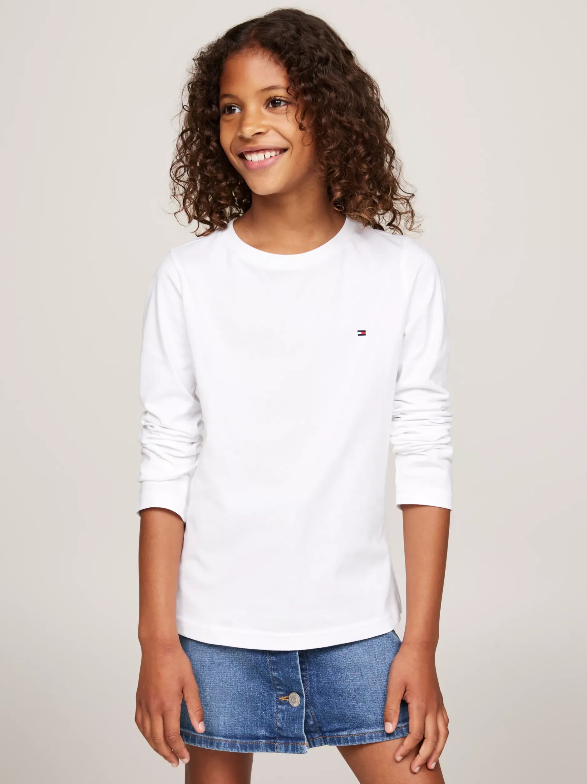 Bielizna & Skarpetki*Tommy Hilfiger Zestaw 2 T-shirtów Z Długim Rękawem LIGHT PINK/WHITE