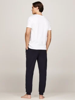 Stroje Domowe*Tommy Hilfiger Zestaw 3 T-shirtów Z Okrągłym Dekoltem WHITE/WHITE/WHITE