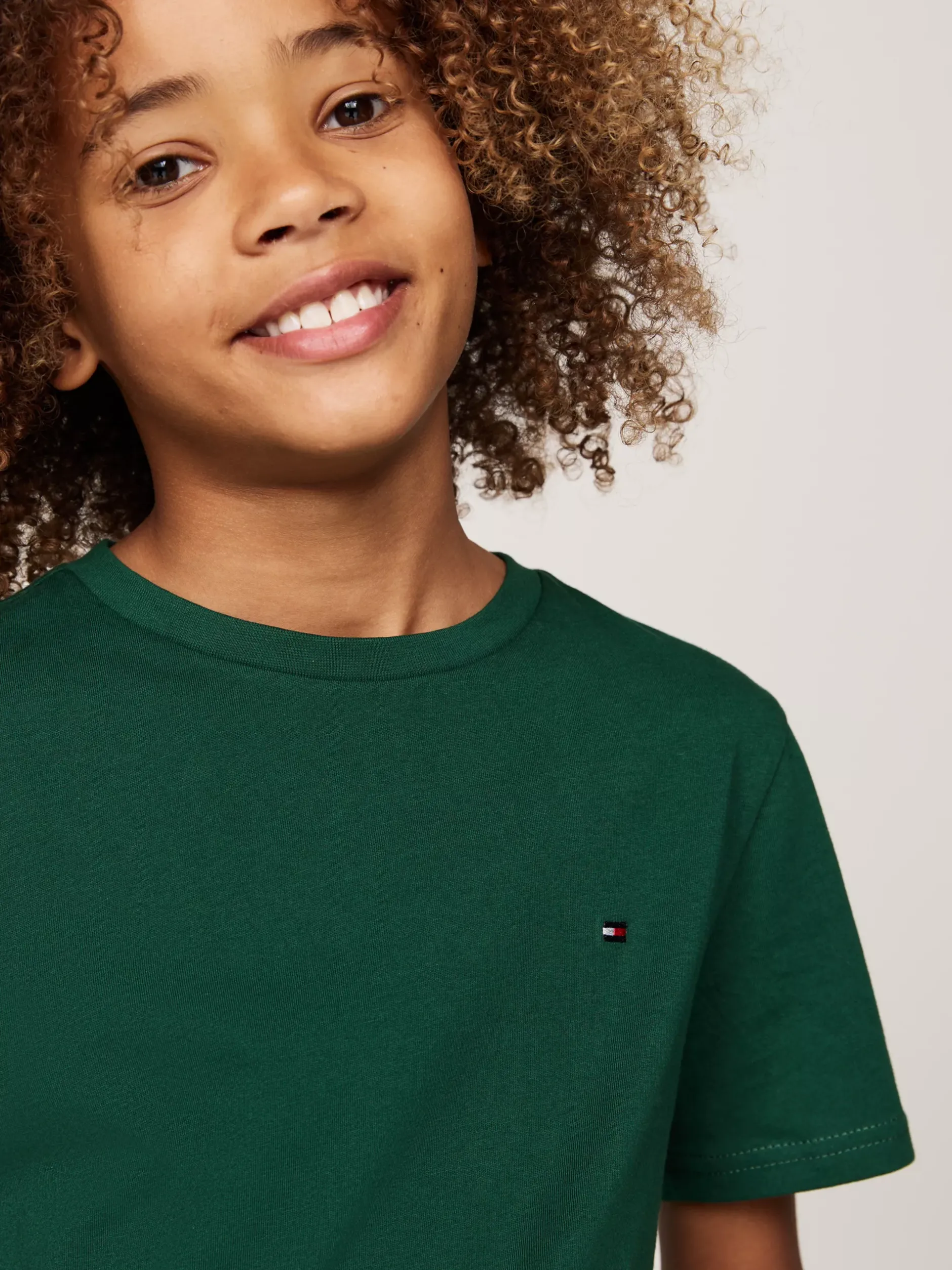 Underwear & Socks*Tommy Hilfiger Zestaw 2 T-shirtów Z Wyhaftowaną Flagą ORNAMENTAL GREEN/MINTY ESSENCE