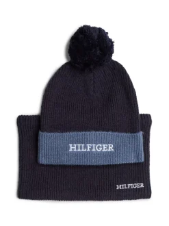 Obuwie I Akcesoria|Obuwie I Akcesoria*Tommy Hilfiger Zestaw Dla Dzieci Z Czapką I Kominem SPACE BLUE