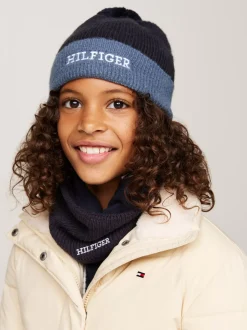 Obuwie I Akcesoria|Obuwie I Akcesoria*Tommy Hilfiger Zestaw Dla Dzieci Z Czapką I Kominem SPACE BLUE