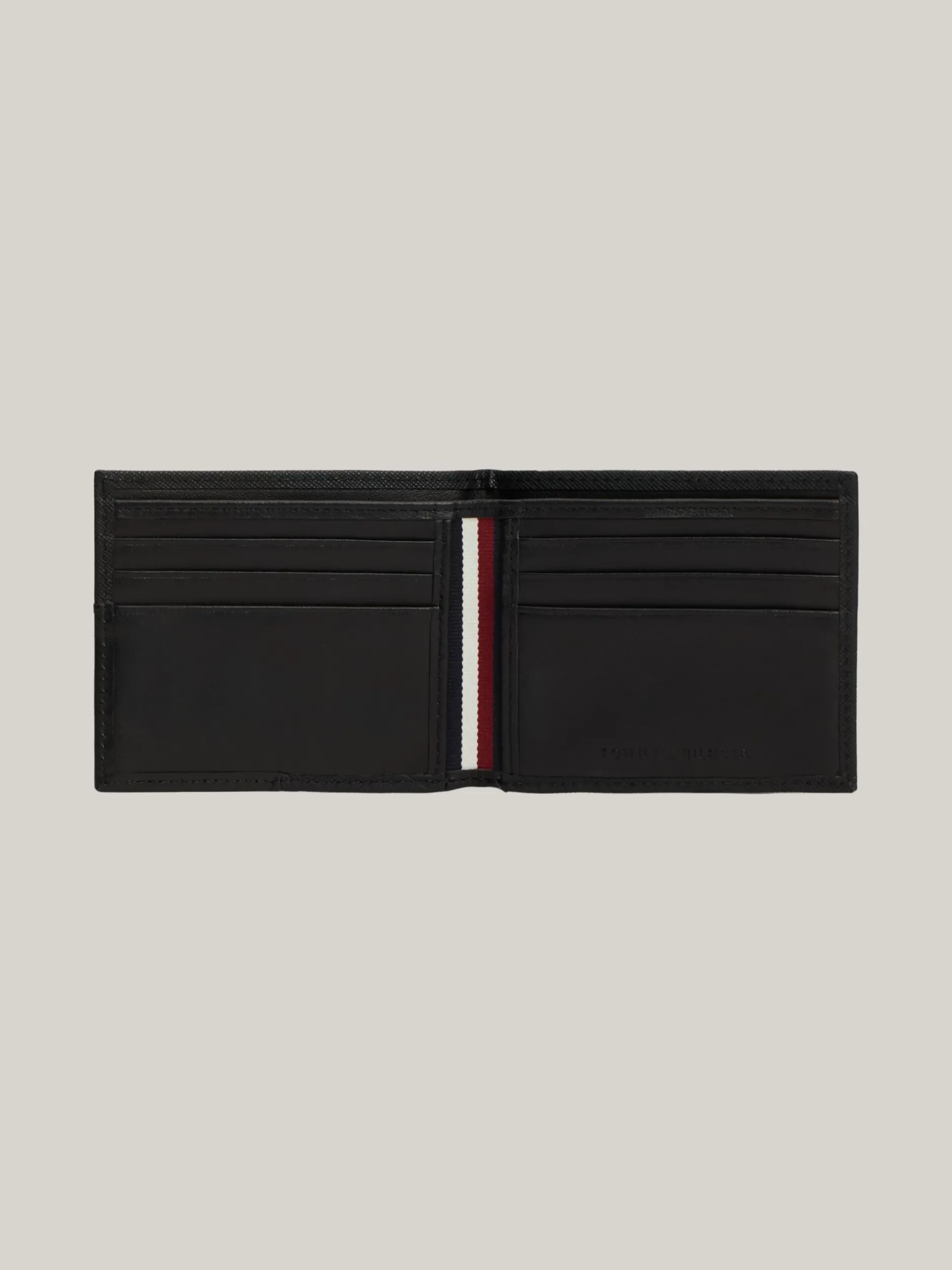 Portfele & Breloczki Do Kluczy*Tommy Hilfiger Zestaw Dwóch Skórzanych Etui Na Karty BLACK