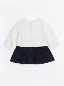 Dziewczynki|Chłopcy*Tommy Hilfiger Zestaw Na Prezent Z Sukienką Dzianinową IVORY PETAL