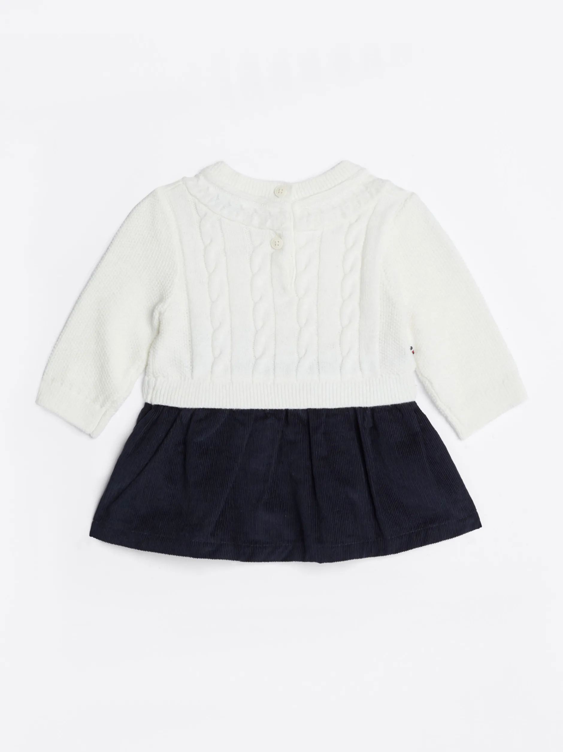 Dziewczynki|Chłopcy*Tommy Hilfiger Zestaw Na Prezent Z Sukienką Dzianinową IVORY PETAL