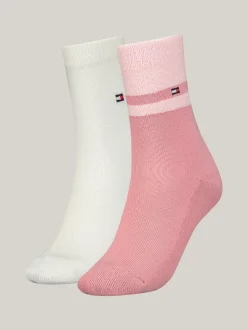 Skarpetki & Rajstopy*Tommy Hilfiger Zestaw Podarunkowy 2 Par Skarpetek Classics PINK COMBO