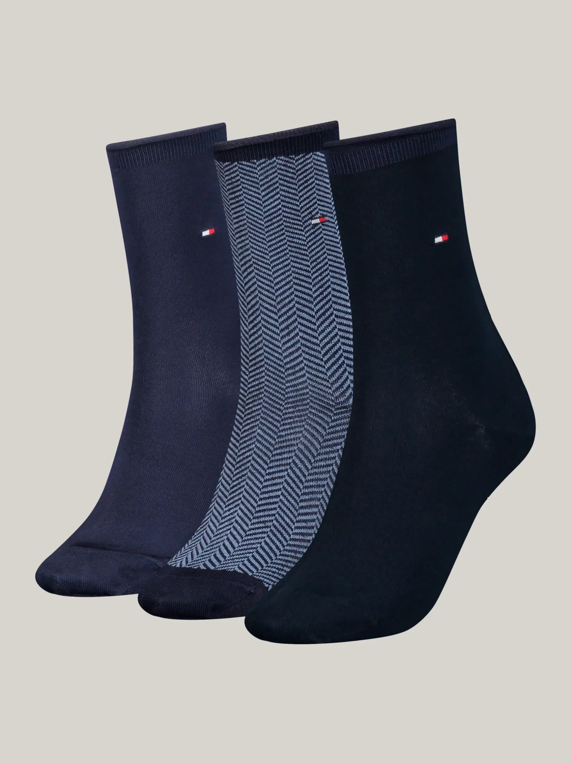 Skarpetki & Rajstopy*Tommy Hilfiger Zestaw Podarunkowy 3 Par Skarpetek Classics NAVY