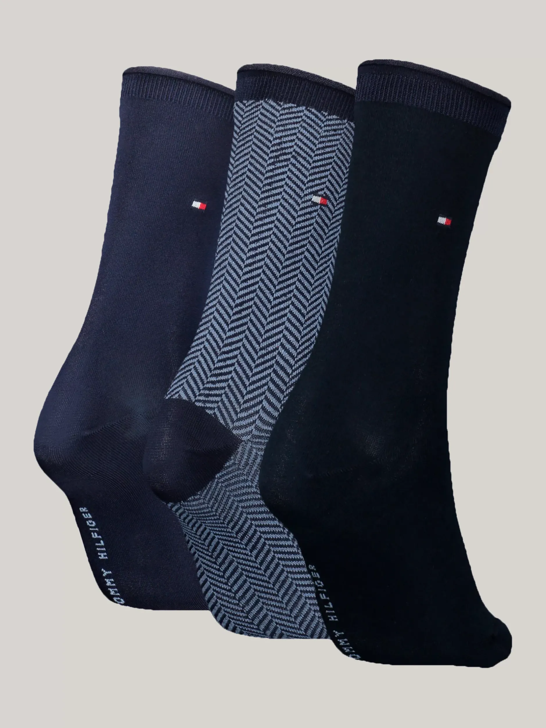 Skarpetki & Rajstopy*Tommy Hilfiger Zestaw Podarunkowy 3 Par Skarpetek Classics NAVY