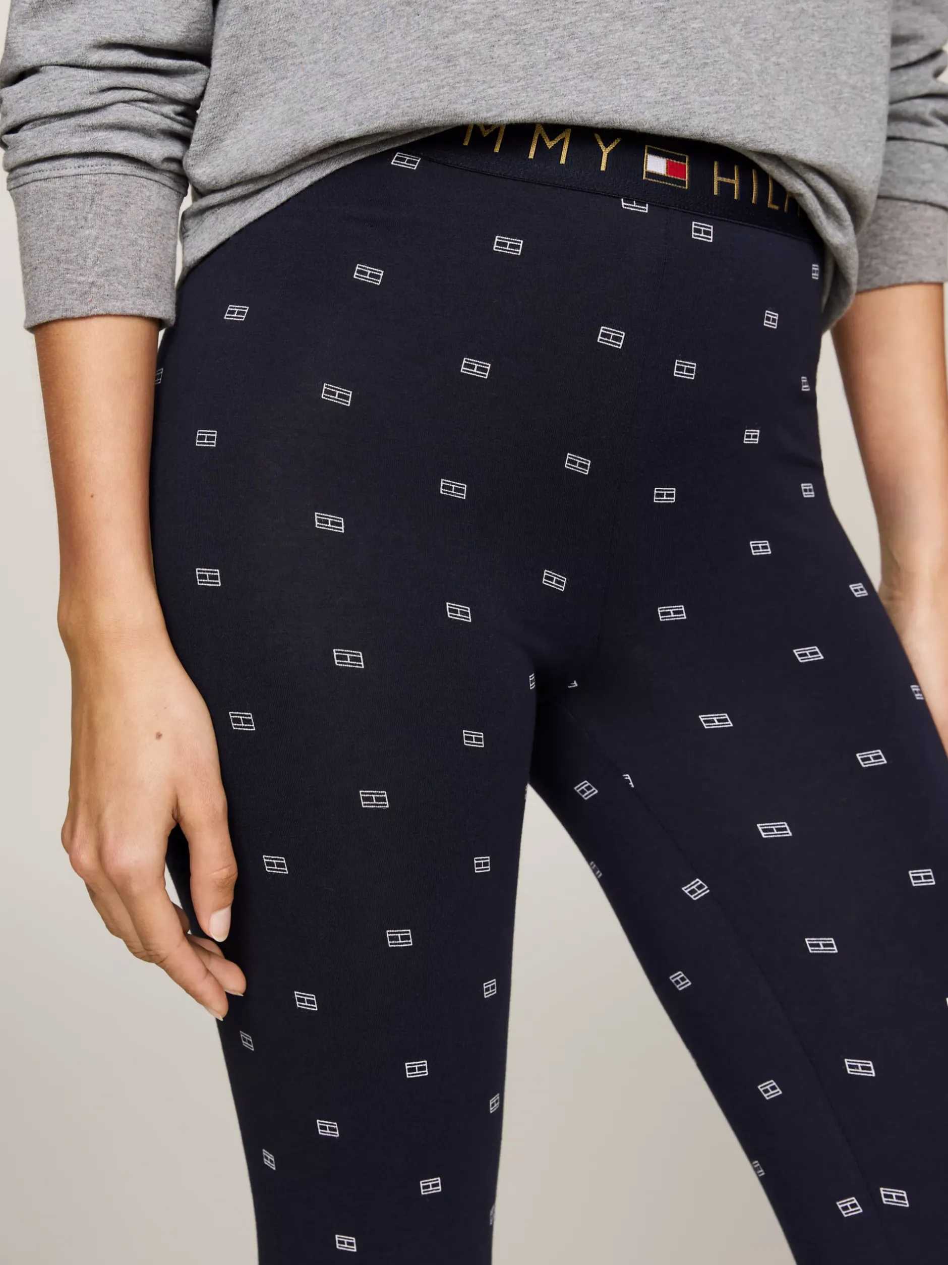 Piżamy & Odziez Nocna*Tommy Hilfiger Zestaw Podarunkowy TH Original MID GREY HT / OUTLINE FLAG