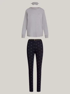 Piżamy & Odziez Nocna*Tommy Hilfiger Zestaw Podarunkowy TH Original MID GREY HT / OUTLINE FLAG