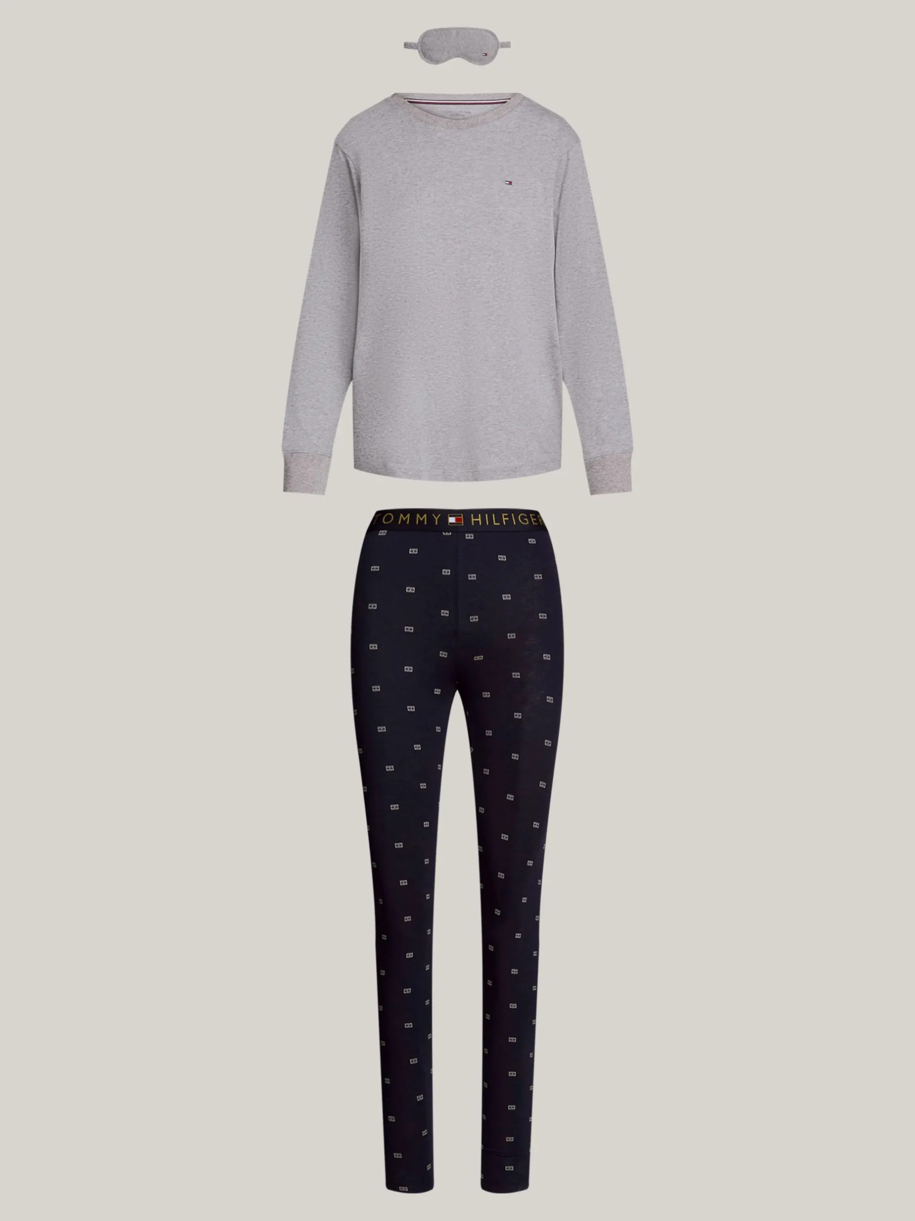 Piżamy & Odziez Nocna*Tommy Hilfiger Zestaw Podarunkowy TH Original MID GREY HT / OUTLINE FLAG