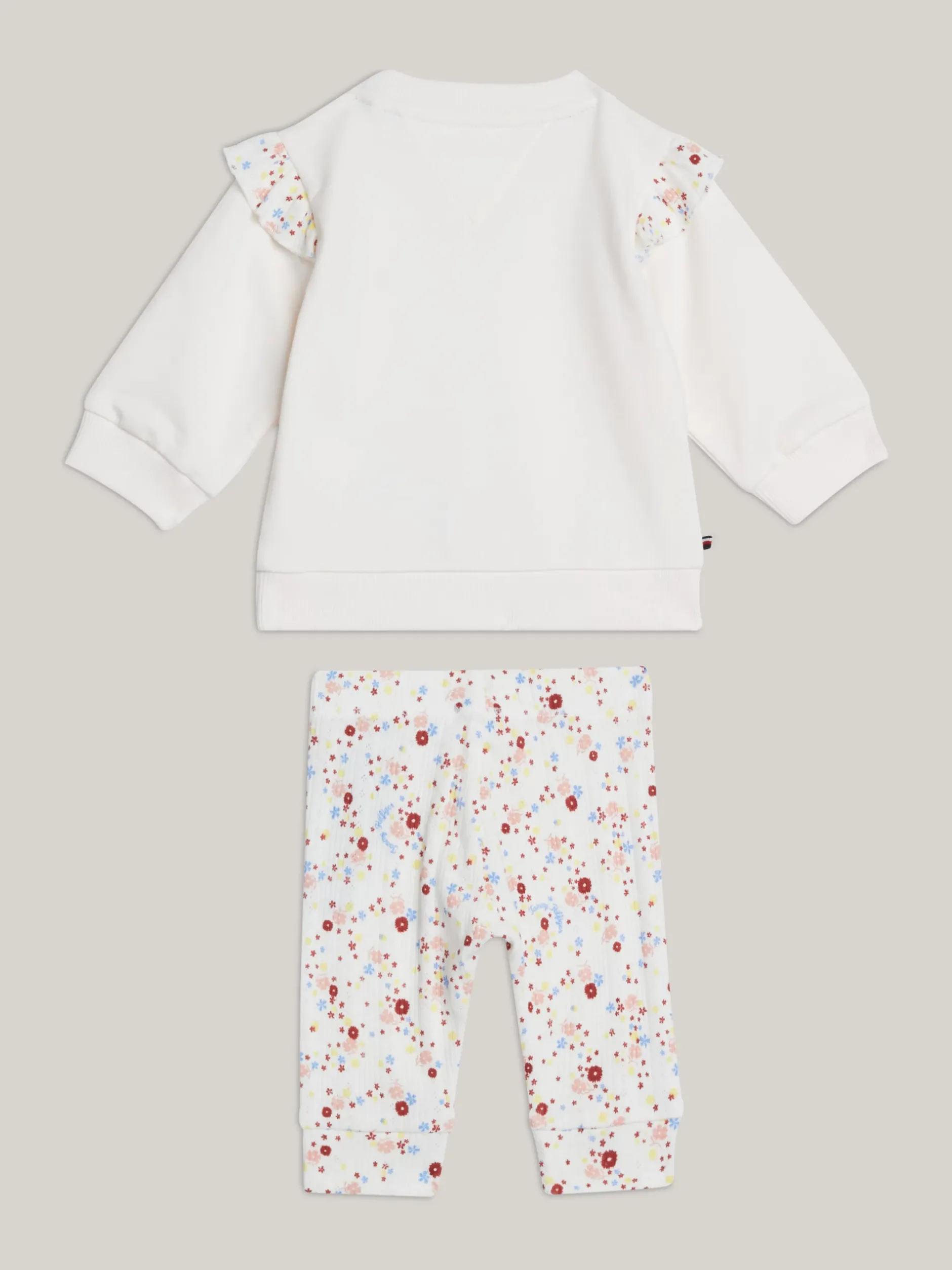 Dziewczynki|Chłopcy*Tommy Hilfiger Zestaw Z Bluzą I Joggerami Z Motywem Kwiatowym ANCIENT WHITE FLOWER ALLOVER