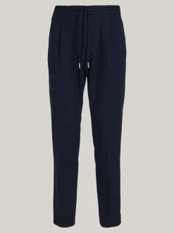 Spodnie*Tommy Hilfiger Zwężane Dwukolorowe Chinosy Harlem DESERT SKY